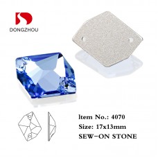 DZ 4070 17*13mm cosmic shape crystal sew on stone